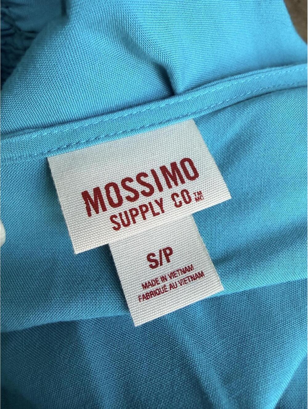 Mossimo Turquoise Rayon Pocket Dress Small - Picture 9 of 9
